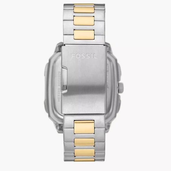 NEW! Fossil Two Tone Steel 42mm Watch! main image 5